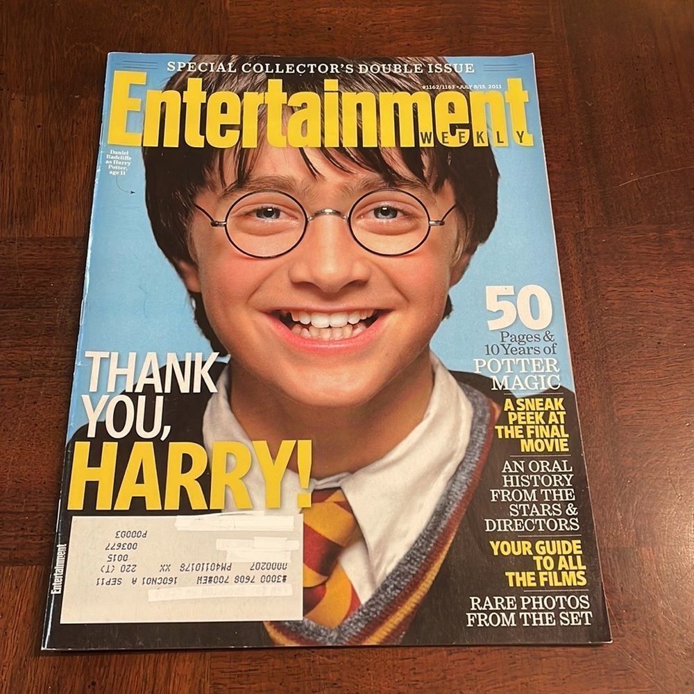 Harry Potter Special Collector's Double Issue Entertainment Weekly